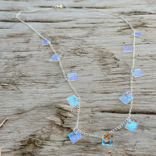 Sterling silver ocean 11 piece necklace