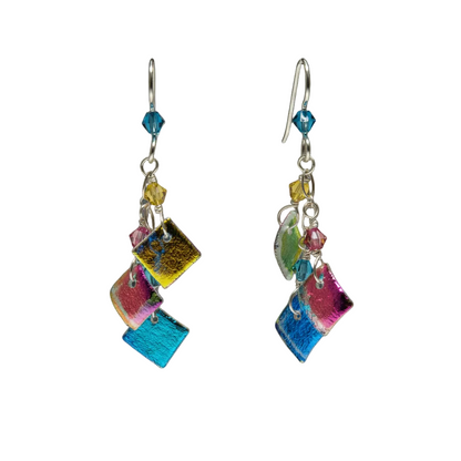 Sterling silver sunrise 3 piece earring