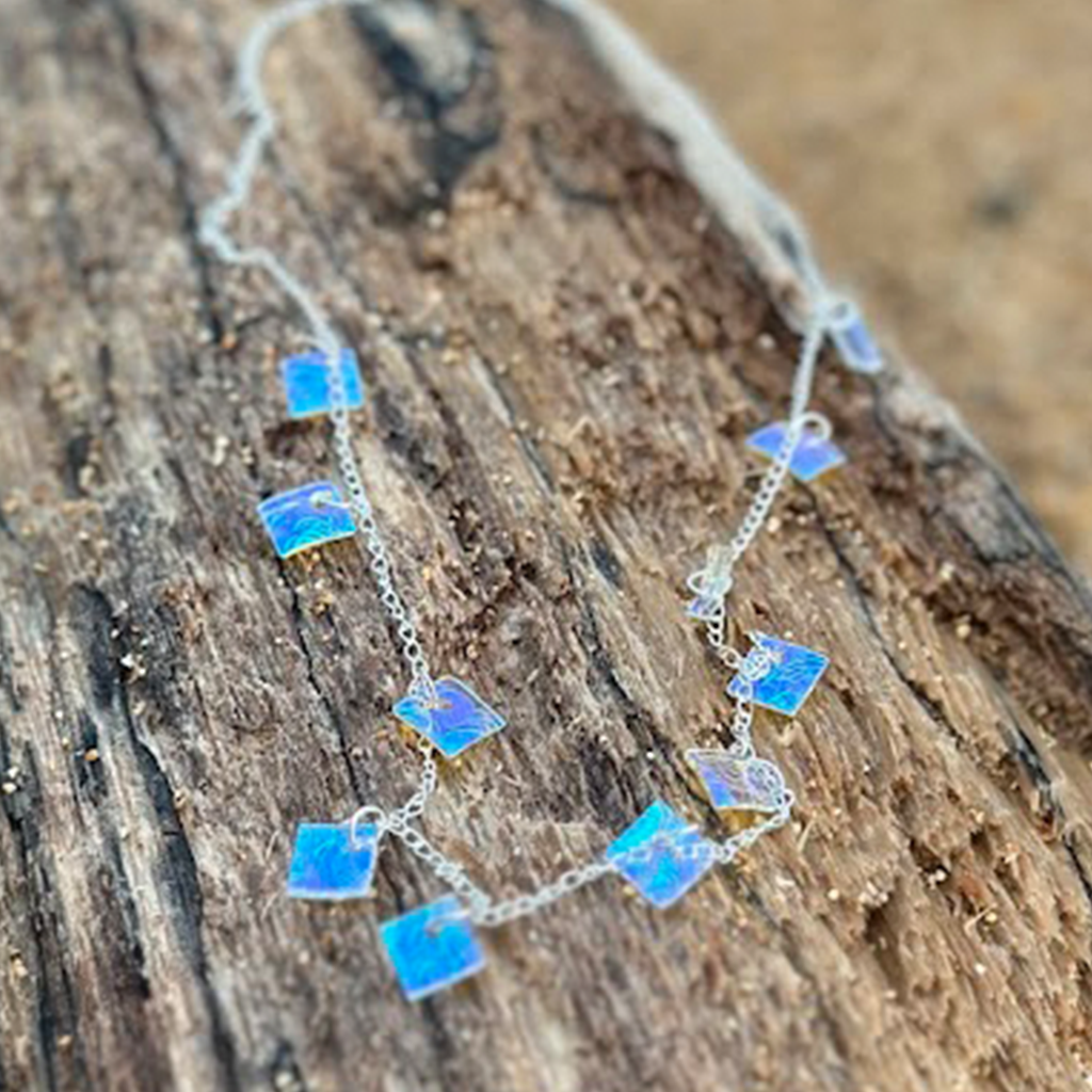 Sterling silver ocean 11 piece necklace