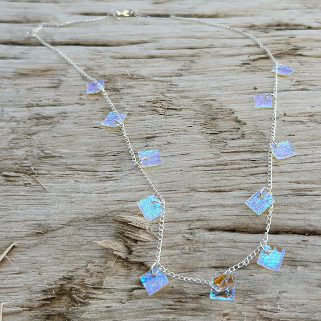 Sterling silver ocean 11 piece necklace