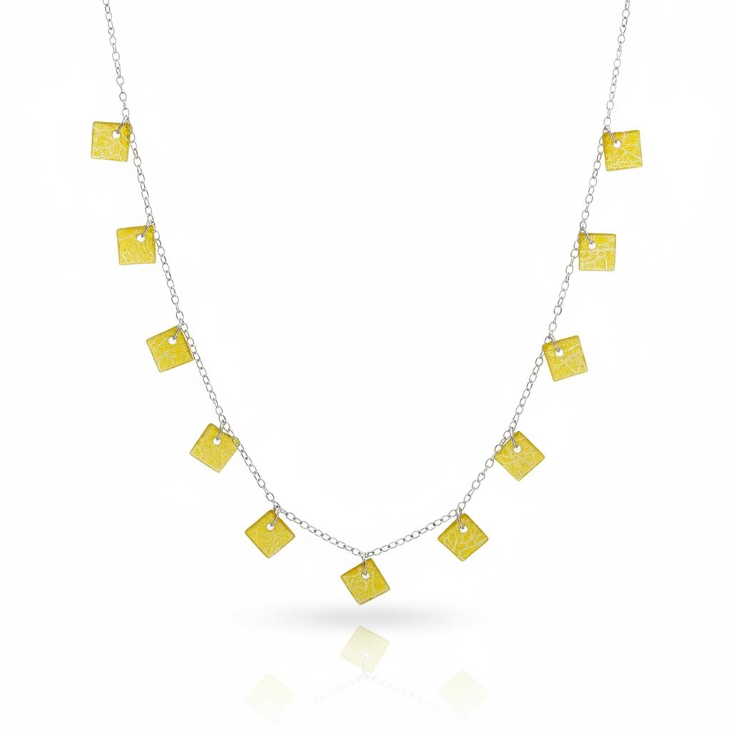 Sterling silver ocean 11 piece necklace