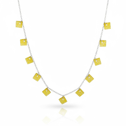Sterling silver ocean 11 piece necklace