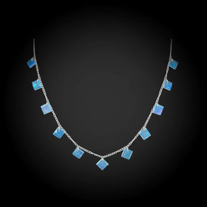 Sterling silver ocean 11 piece necklace