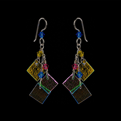 Sterling silver sunrise 3 piece earring