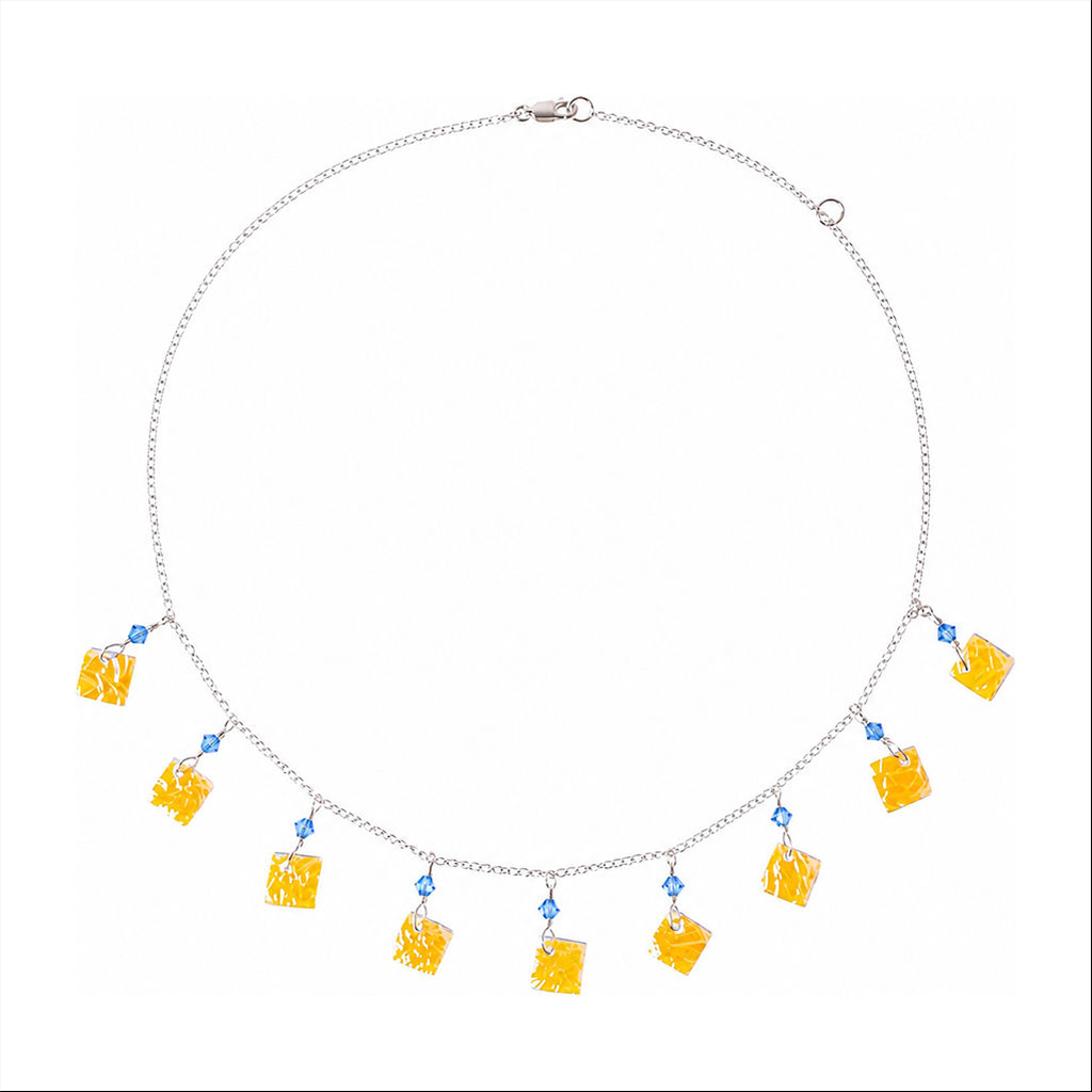 Sterling silver ocean 9 piece necklace